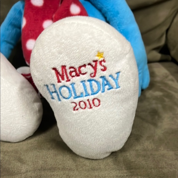 2010 Macy's Holiday 22” Blue Smurf Plush - Picture 2 of 6